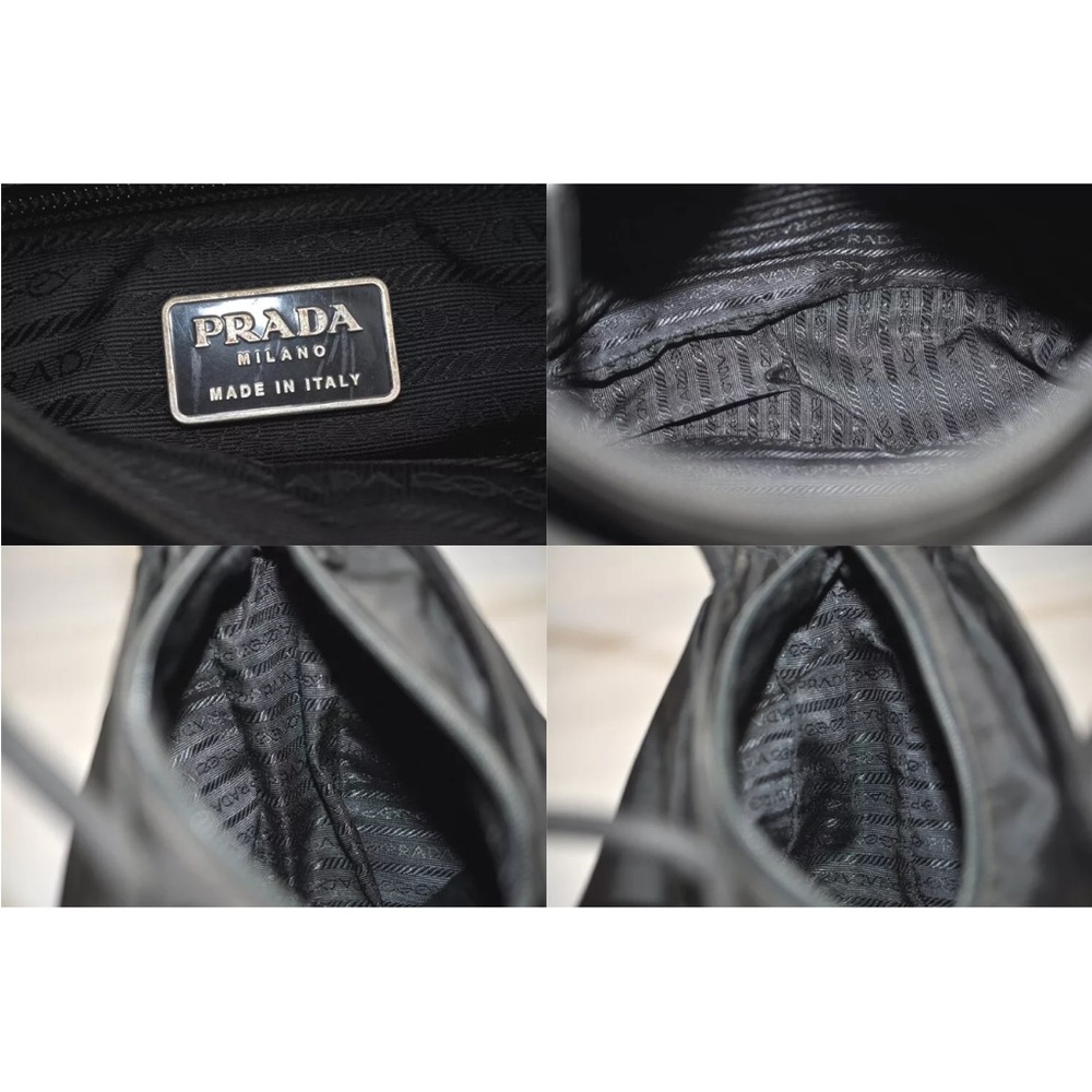 Prada Metropoli Vintage Black Nylon Tote with Auth Card EUC - Picture 9 of 17